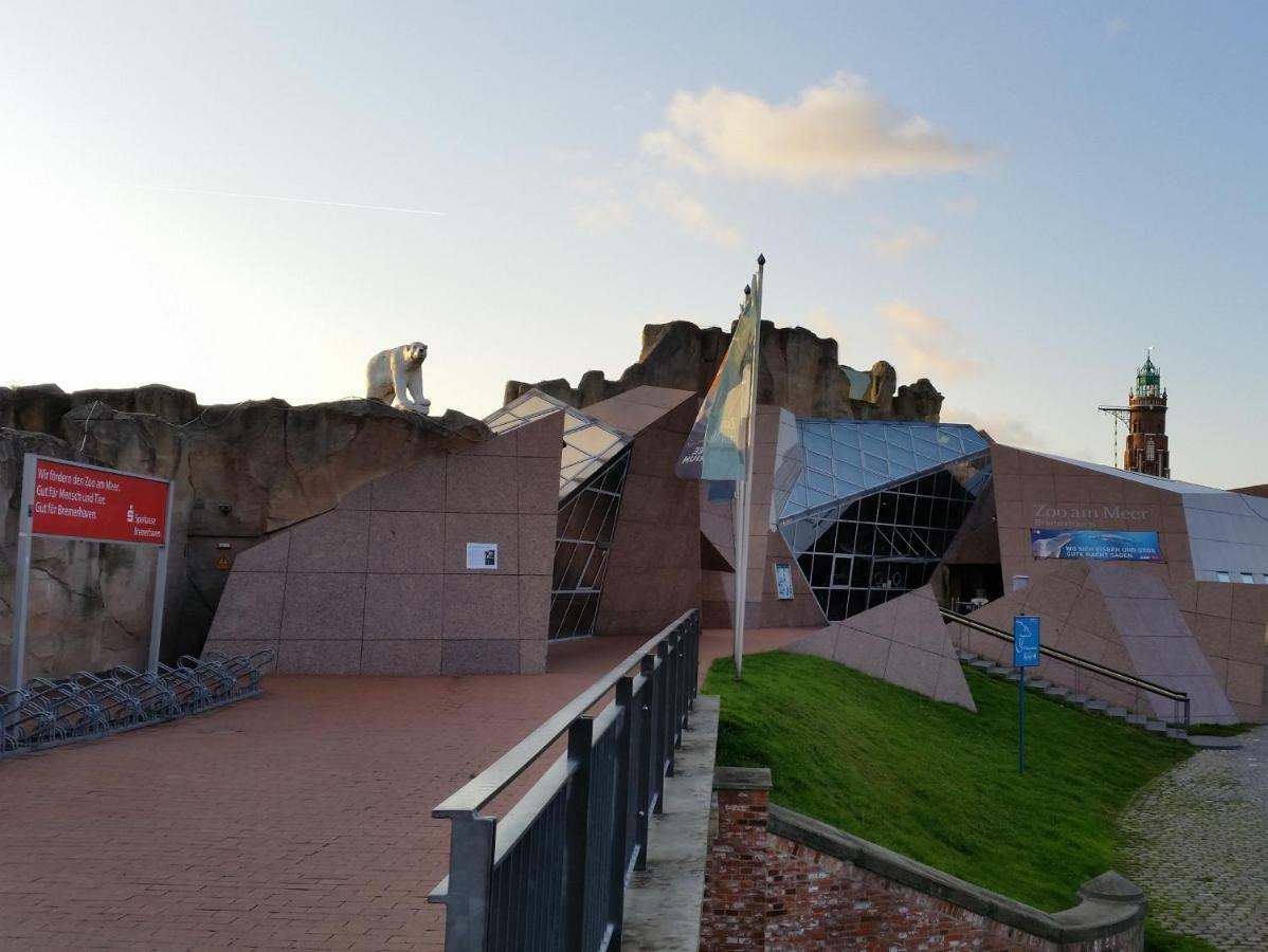 Ferienwohnung Koralle - Am Wasser Bremerhaven Exterior foto
