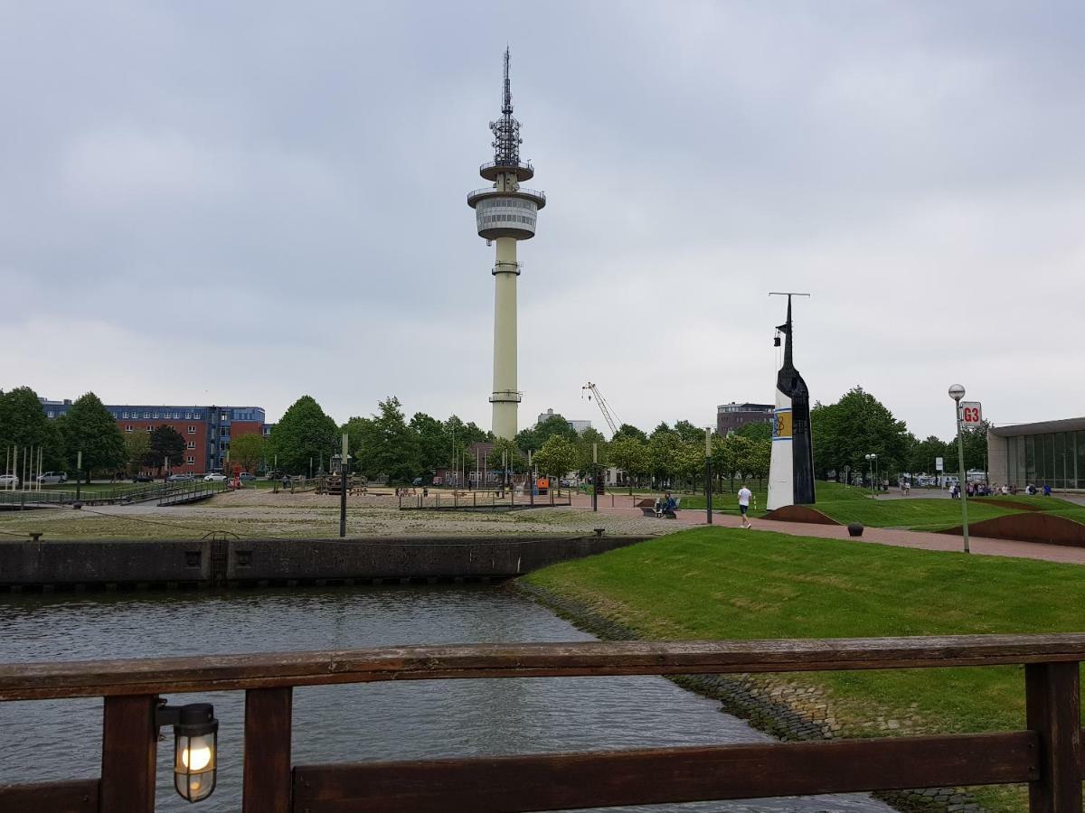 Ferienwohnung Koralle - Am Wasser Bremerhaven Exterior foto